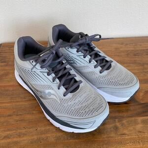 Saucony Echelon 8 Gray White Women's Running Shoes - Size 8.5